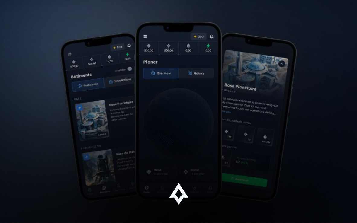Capture d'écran de Astro Nova - Interface et design UX/UI
