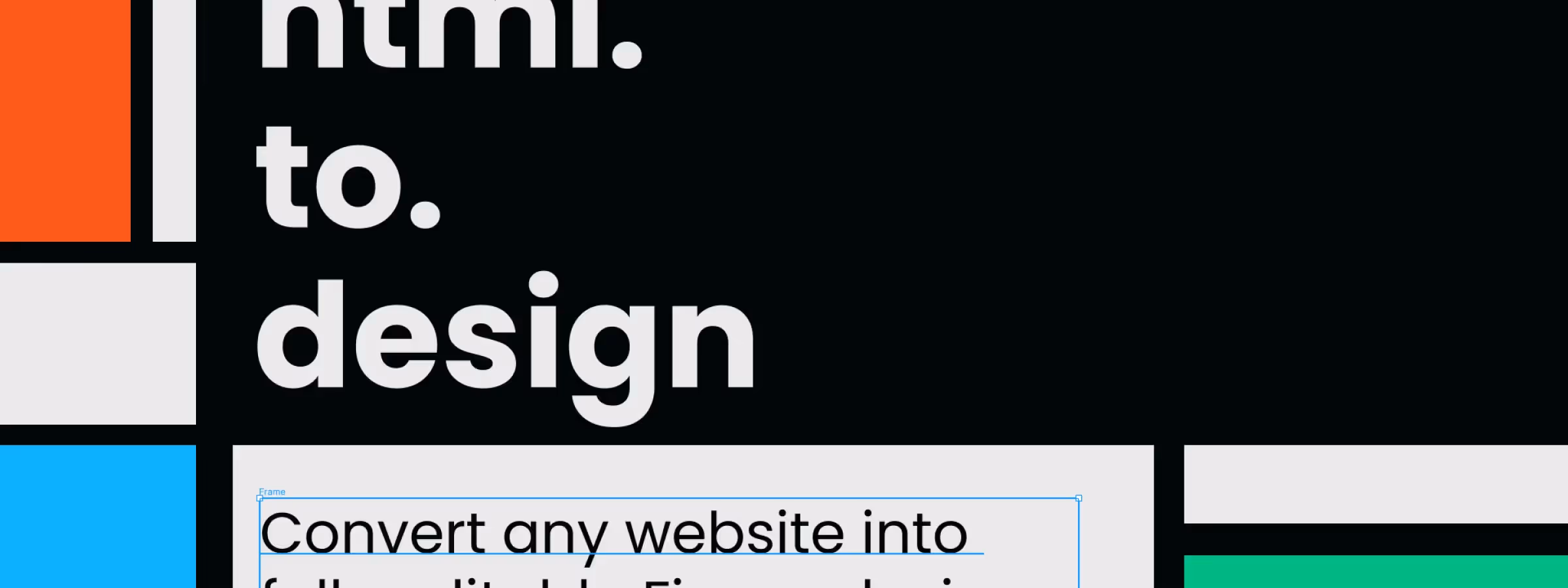 Convertir n’importe quel site en maquettes Figma avec le plugin “Html.To.Design”