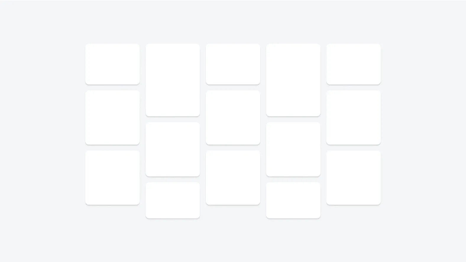 Capture d'écran de Masonry Design - Interface et design UX/UI