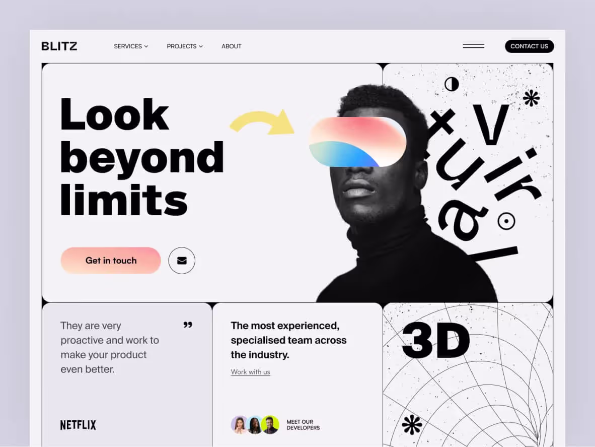 Illustration pour l'article Le Néo-Brutalisme : Un Vent de Liberté dans le Design d’Interface - Design UX/UI