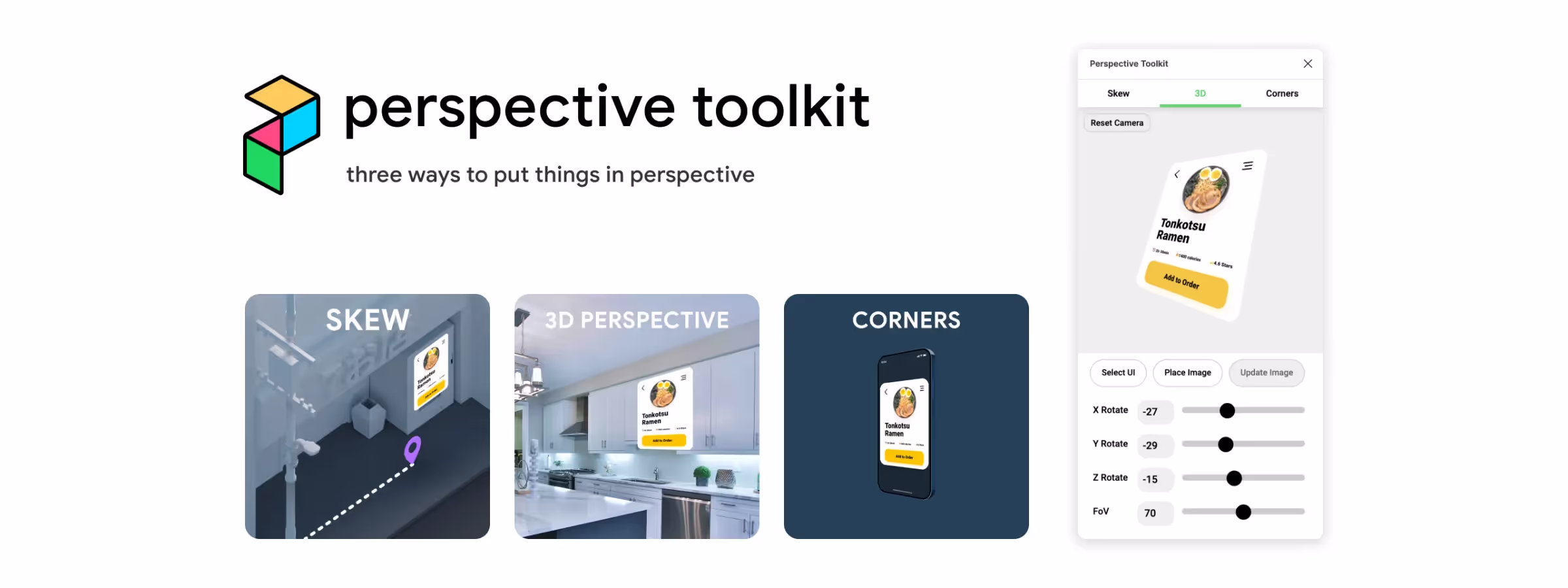 Mettez en situation vos design avec le plugin Perspective Toolkit !
