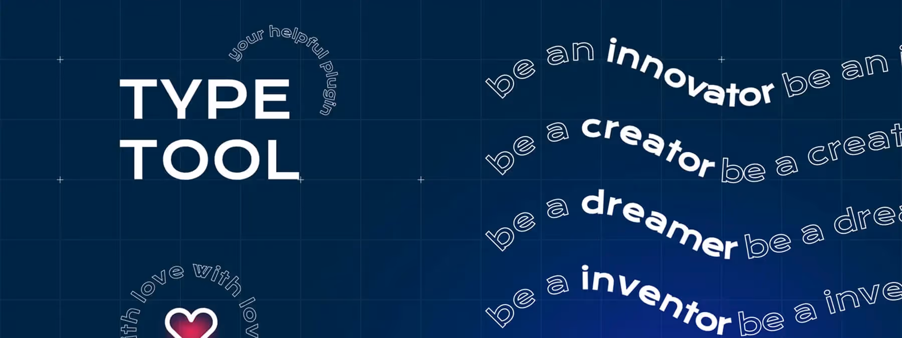 Type Tool : Des textes circulaires et curvilignes directement dans Figma