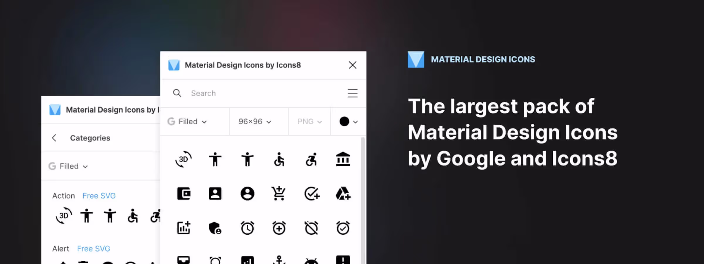 Utilisez l’ensemble des icons de Google grâce au Plugin Figma “Material Design Icon”