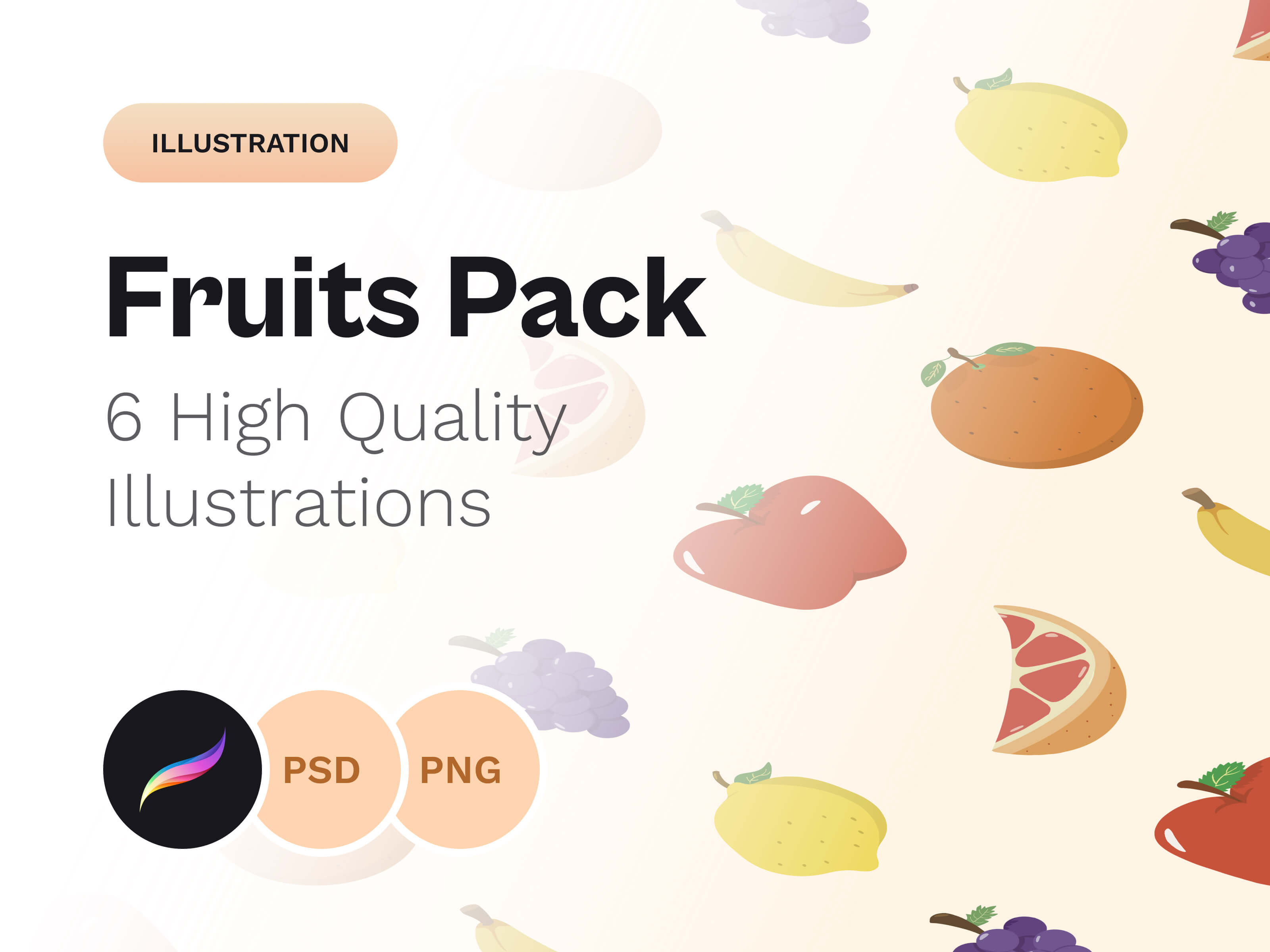 Fruits Illustration Pack