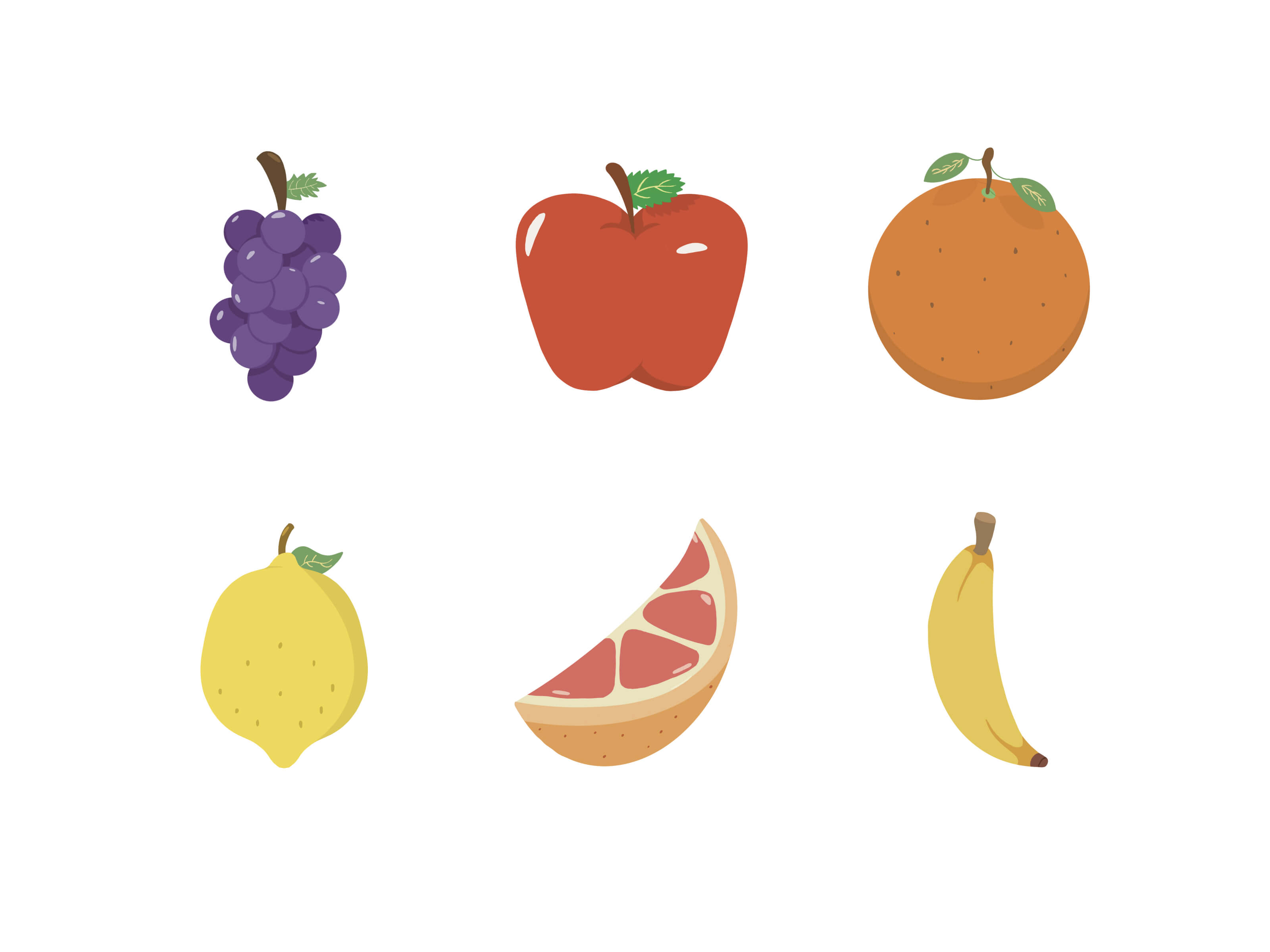 Fruits Illustration Pack