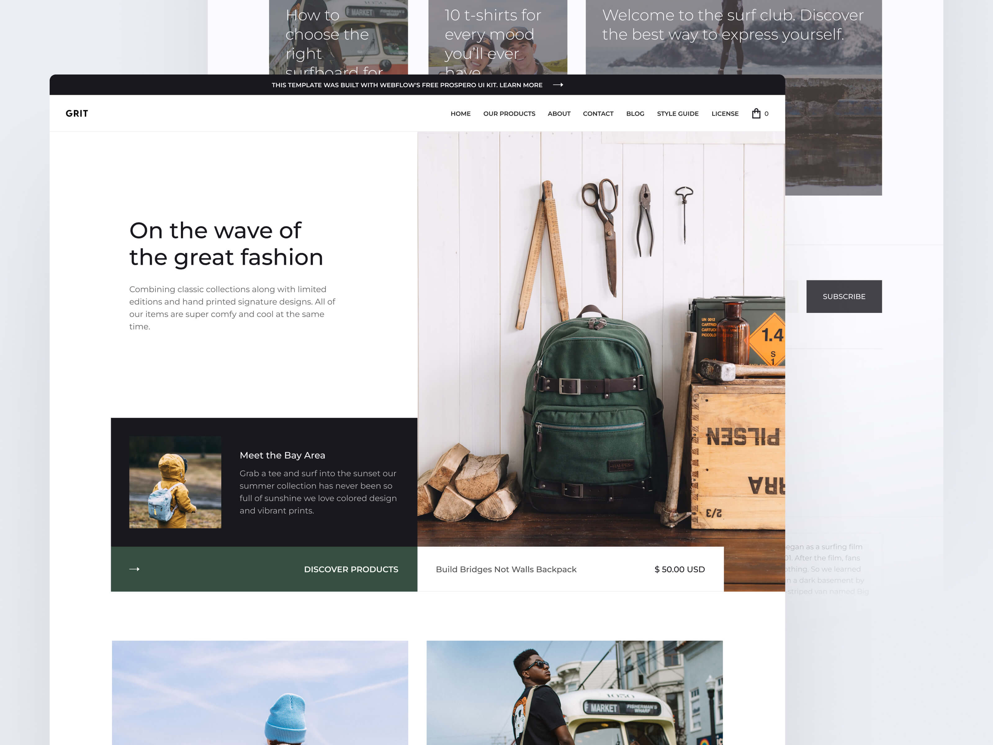 Grit Retail Website Template