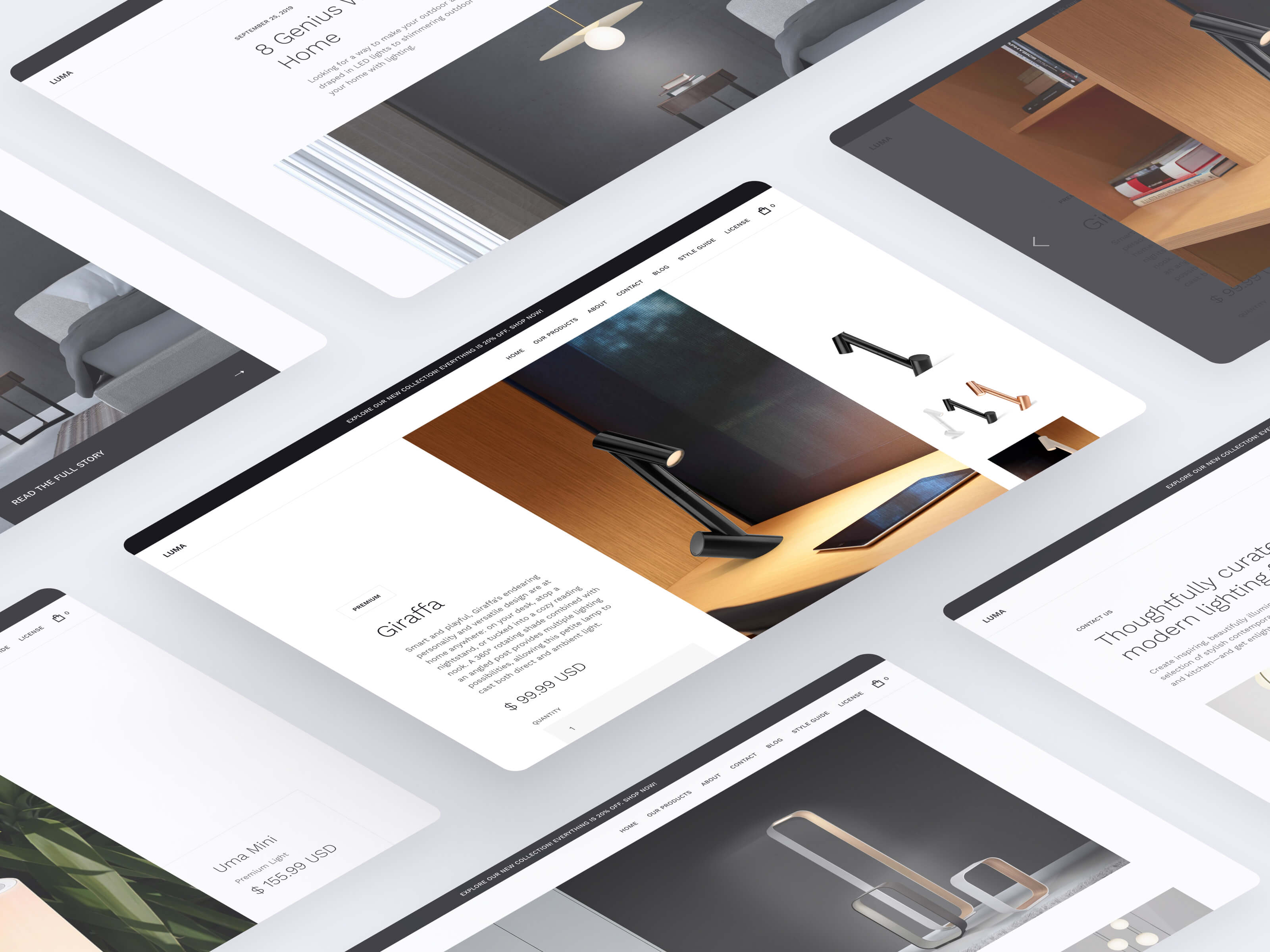 Luma Retail Website Template